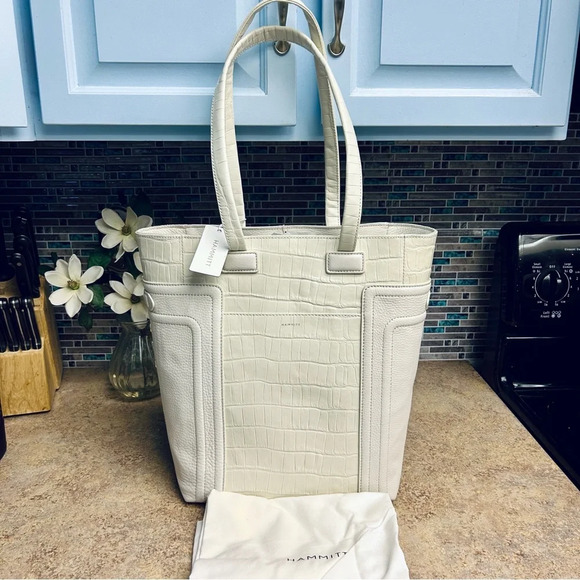 Hammitt Handbags - NWT Hammitt Calla Lily Crocco purse